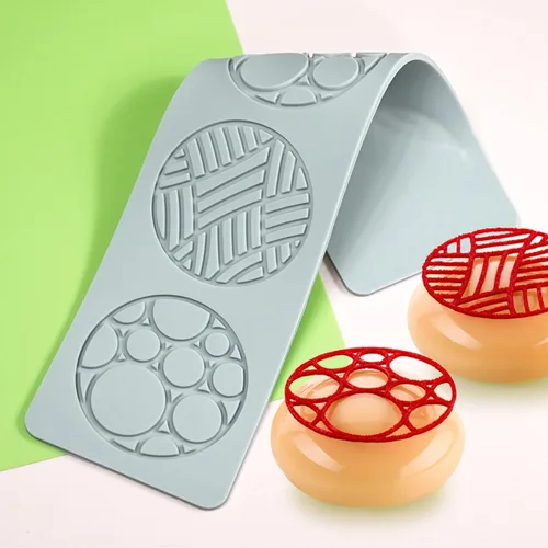 Miniatura 8 de TUKE Moldes de silicona para hornear, anillos geométricos rectangulares, moldes huecos 3D para fondant, moldes de chocolate, moldes de arcilla