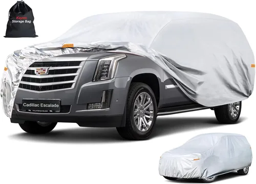 Miniatura 95 de Kayme - Cubierta completa impermeable de 6 capas para automóvil, apta para todo clima, protección para exteriores contra lluvia, rayos ultravioleta