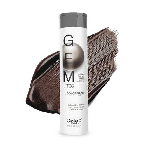 Miniatura 19 de Celeb Luxury Colorwash Color Depositing Shampoo - Color Refresher, Vegan Hair Dye, Bondfix Bond Rebuilder, Viral and Gem Lites Rubí