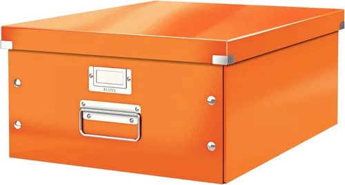 Miniatura 39 de Leitz Caja de almacenamiento A5, rango de clic y tienda 60430001 - Caja de almacenamiento pequeña, blanca A5 Azul (Ice Blue)