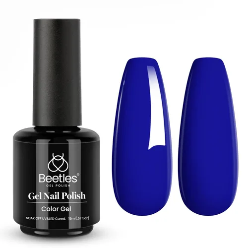 Miniatura 13 de Beetles - Esmalte de uñas de gel verde luminoso que brilla en la oscuridad, esmalte de uñas de gel que se absorbe con lámpara LED UV, arte de uñas