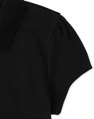 Miniatura 3 de The Children's Place girls Short Sleeve Ruffle Pique Polo