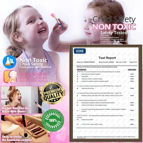 Miniatura 3 de Juegos de maquillaje para niñas – Juegos de maquillaje para niñas de 3 a 4 años, kit de maquillaje de juego, maquillaje para niñas, los mejores