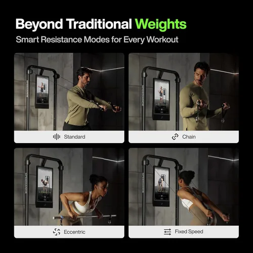 Miniatura 9 de Speediance Gimnasio en casa, máquina Smith multifuncional inteligente alimentada por IA para entrenamiento de fuerza de cuerpo completo