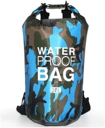 Miniatura 9 de Bolsa seca impermeable de PVC – Bolsa de almacenamiento seca ligera con tapa enrollable – Múltiples opciones