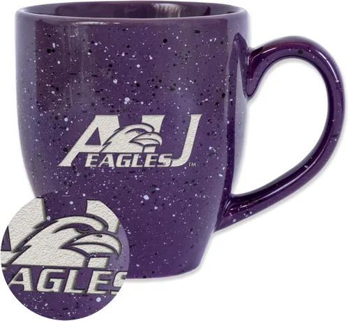 Miniatura 148 de Rico Industries NCAA Virginia Tech Hokies Maroon - Taza de café de cerámica grabada con láser, color del equipo, 16 onzas