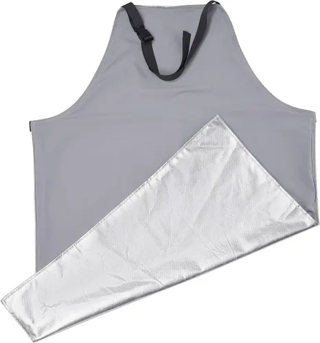Miniatura 8 de Delantal aluminio resistente al calor 1832 ° F - Equipo de seguridad ignífugo para fundición, horno, soldadura y soplado de vidrio, barbacoa