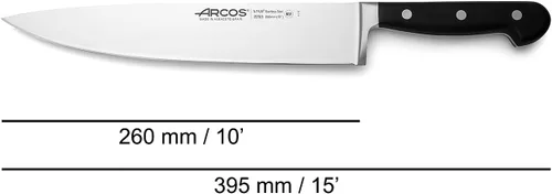 Miniatura 2 de Arcos Cuchillo de chef de acero inoxidable de 5 pulgadas. Cuchillo de cocina profesional para cortar carne, pescado, aves, frutas y verduras. Mango