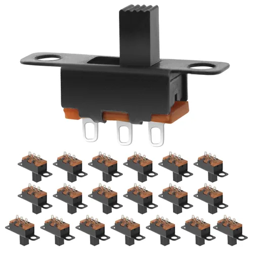 Miniatura 8 de CYT1107 - Interruptor deslizante vertical de 0.197 in de alto, 2 pines, 2 posiciones, panel SPDT 1P2T (paquete de 20)