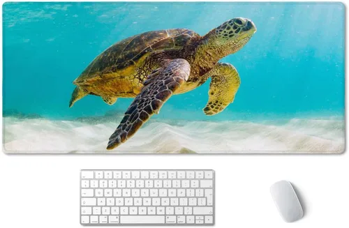 Miniatura 12 de SSOIU ArtSo - Alfombrilla de mouse extendida para juegos XXL, alfombrilla larga para teclado, decoración de escritorio, base de goma antideslizante