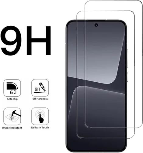 Miniatura 5 de Protector de pantalla transparente para Xiaomi 13 HD Vidrio templado - [Paquete de 2] 9H Dureza Compatible con fundas Anti-arañazos Protector