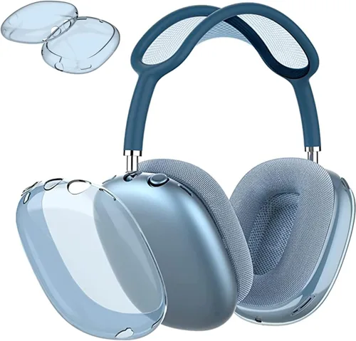 Miniatura 15 de Aircawin Funda transparente para AirPods Max, funda transparente a prueba de golpes para Airpods Max, funda protectora de TPU suave antiarañazos,