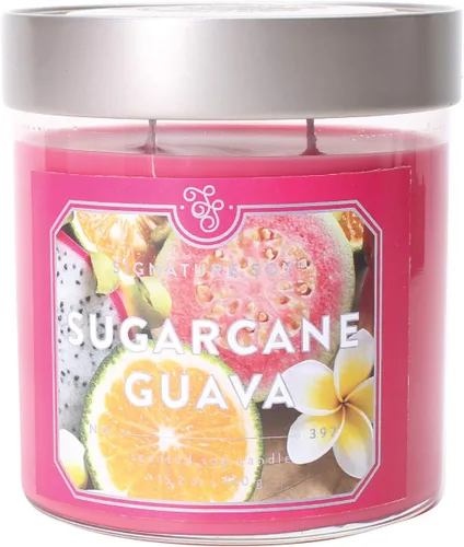 Miniatura 47 de Signature Soy Vela perfumada con tapa de roble de vainilla en tarro grande Roble Vain