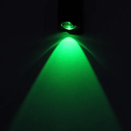 Miniatura 7 de Linterna de haz verde de largo alcance LED escalable, linterna LED verde de 3 modos para detección nocturna e invernadero