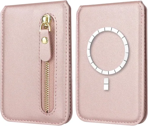 Miniatura 7 de Cavor Compatible con Apple Magsafe Wallet con soporte ajustable, cartera magnética para iPhone 17/16 Pro Max/15/14 Plus/13/12 Magsafe - Tarjetero