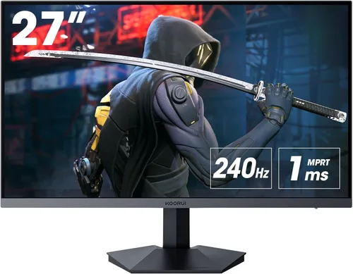 Miniatura 9 de KOORUI Monitor de computadora 22 Pulgadas PC Gaming Full HD 1080P 100Hz Panel VA LCD con altavoces sincronización adaptativa