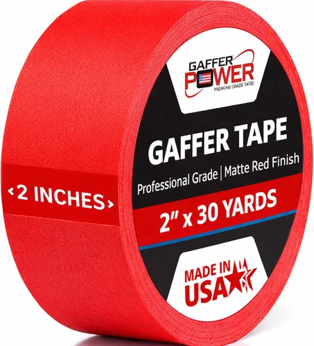 Miniatura 10 de Cinta Gaffer de Grado Premium Profesional - Negro Cinta Gaff Pro de Servicio Pesado Asegura Cables Sostiene Cables sin Dejar Residuo Pegajoso
