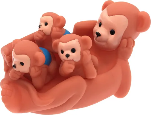 Miniatura 7 de Conjuntos de juguetes de baño de animales para bebé de goma (tiburón)
