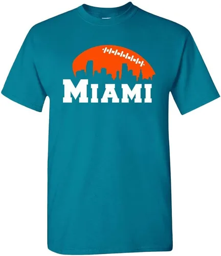 Miniatura 37 de Xtreme Apparrel City Skyline - Camiseta de hombre para los aficionados al fútbol americano Baltimore - Camisa púrpura