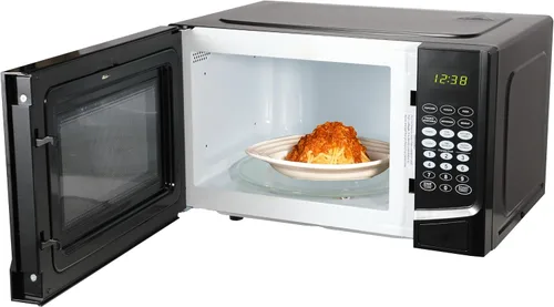 Miniatura 10 de Emerson MW9255B Horno microondas para encimera, 6 ajustes preprogramados, plato giratorio de vidrio extraíble y bloqueo de seguridad para niños, 0.9