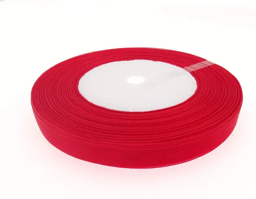 Miniatura 2 de Dxeud Cinta de organza transparente (roja, 1/2" x 50 yardas)