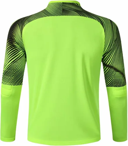 Miniatura 26 de TiaoBug Kids Boys Gladiator Goalkeeper Jersey Padded Goalie Shirt Soccer Jersey Sports Team Training Uniforms
