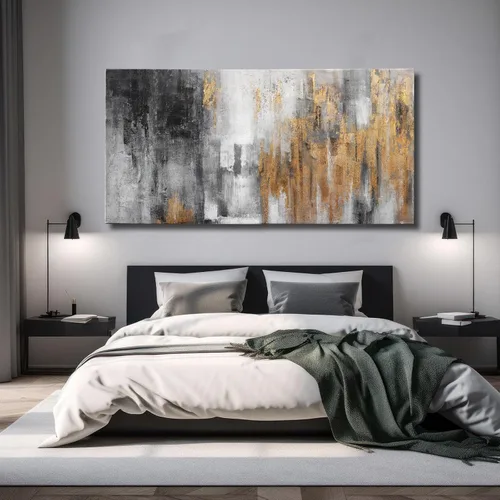 Miniatura 3 de YJYart Decoración de pared de baño, diseño de tortuga marina HD en lienzo, arte de pared para dormitorio, cocina, decoración de habitación costera