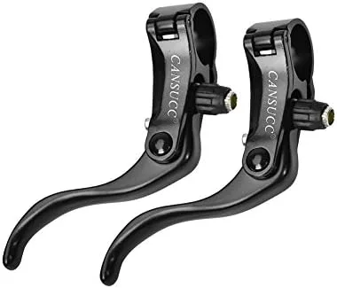 Miniatura 2 de Palancas de freno, 1 par de manijas de freno de disco de aleación de aluminio ligeras para manillares de freno de ciclismo para manillar de 0.94