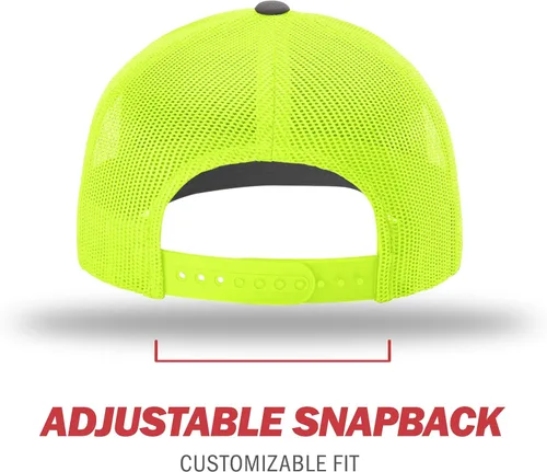 Miniatura 4 de Richardson - Gorra de béisbol ajustable unisex 112, Snapback estilo camionero