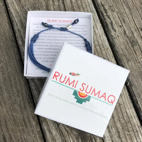 Miniatura 166 de Rumi Sumaq Pulsera de concientización para hombres, mujeres y niños – Pulsera de apoyo tejida ajustable anudada a mano – Pulsera de conciencia sutil