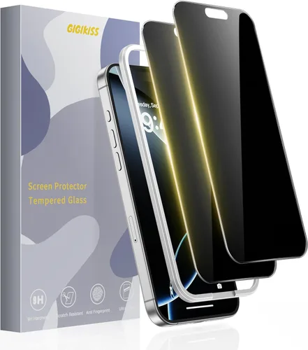 Miniatura 12 de GIGIKISS Paquete de 2 protectores de pantalla mate para iPhone 12 Pro Max de 6.7 pulgadas, protector de pantalla anti huellas dactilares