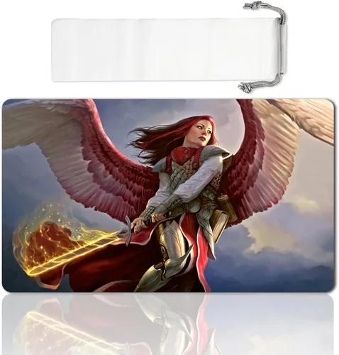 Miniatura 33 de Juego de mesa MTG Playmat Games Tamaño 60X35 cm CCG Compatible para MTG CCG RPG Juego de cartas coleccionables (Ajani Steadfast)