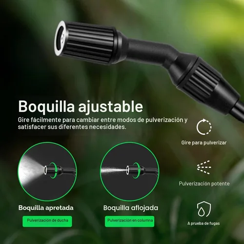 Miniatura 7 de VIVOSUN Pulverizador a presión de bomba de 1.35 galones, botella de agua a presión para césped y jardín con correa ajustable para el hombro