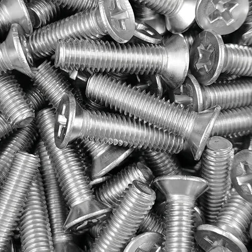 Miniatura 7 de NACX Tornillos de cabeza plana avellanados Phillips M6 x 0.551 in, A2-70, tono plateado, acero inoxidable 304, 60