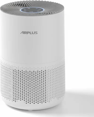 AIRPLUS Purificador de aire para dormitorio del hogar, cubre hasta 1073 pies cuadrados por motor de alto par de 25 W, filtro lavable 3 en 1 con modo