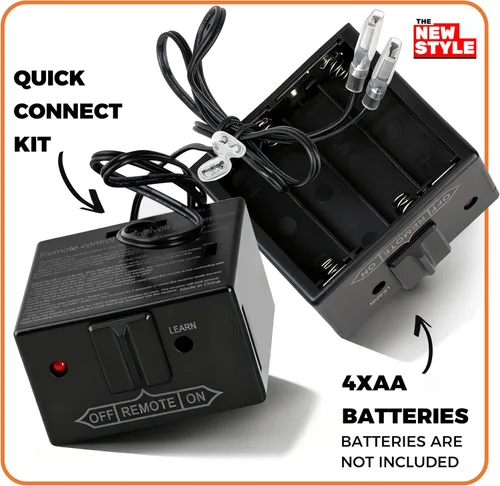 Miniatura 3 de Kit de control remoto para chimenea de gas, control remoto de encendido/apagado, para sistema de válvula de milivoltio, reemplazo para skytech