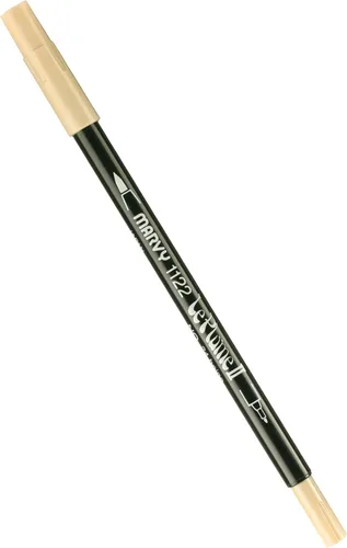 UCHIDA Marvy Rotulador de Punta Extra Fina Le Plume II de Doble Extremo Suministros de Arte, Beige