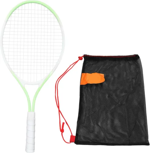Miniatura 8 de Colaxi Raqueta de tenis para niños, 21 pulgadas, marco de aleación de hierro, agarre antideslizante, equipo de tenis para parque recreativo patio