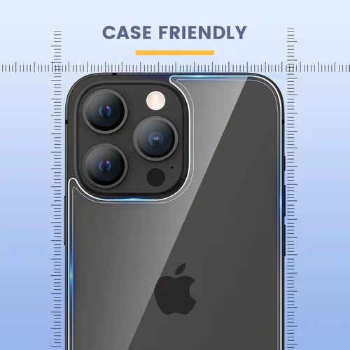 Miniatura 4 de Maxdara [6 en 1] Protector de Pantalla para iPhone 14 Pro (6.1 pulgadas), Paquete de 2 Protectores de Pantalla Trasera para iPhone 14 Pro