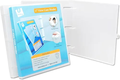Miniatura 12 de UniKeep Carpeta de 3 anillos – La carpeta está totalmente cerrada, disponible en blanco, transparente o negro y en diferentes tamaños de lomo