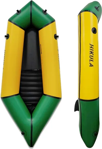 Miniatura 8 de Inflatable Lightweight TPU PackRaft Eco-Friendly White Water Rafting Micro Inflatable Kayak Canoe Carry Bag Included