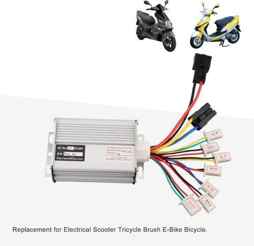 Miniatura 7 de GOOFIT Controlador de velocidad de motocicleta 48 V 1000 W repuesto para scooter eléctrico triciclo E-Bike cepillo bicicleta
