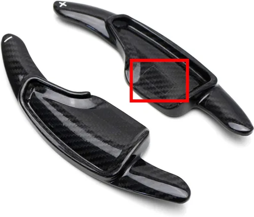 Miniatura 9 de iJDMTOY Extensiones de paleta grandes de fibra de carbono genuina negra compatibles con Chevy 2014-2019 C7 Corvette, Gen6 Camaro 2016 en adelante