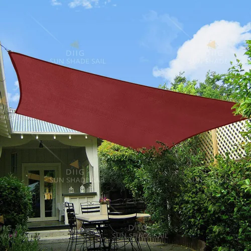Miniatura 18 de Toldo tipo vela para patios, pérgolas, patios traseros, jardines y exteriores, rectangular, tela para sombra que bloquea los rayos ultravioleta, 6 x