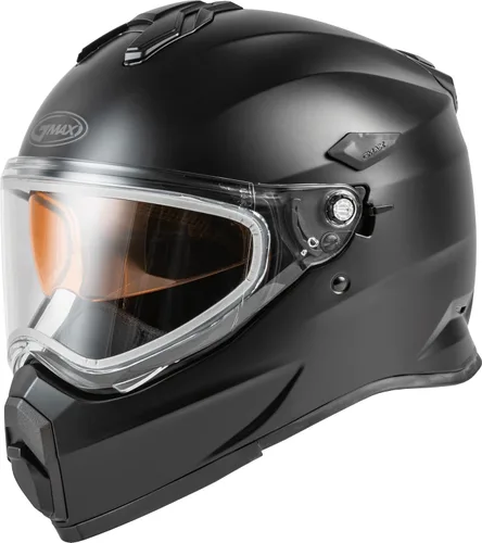 Miniatura 3 de GMAX AT-21S - Casco integral sólido de cara completa, aprobado por DOT para adultos y jóvenes (negro mate, 2X)