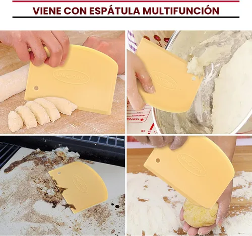 Miniatura 6 de Unicook, piedra de cerámica resistente para pizzas, piedra para hornear, pizzera, perfecta para horno, asador y parrilla, resistencia a los choques