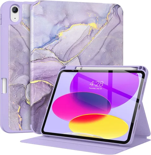 Miniatura 11 de Supveco Funda para iPad (A16) de 11ª generación de 11 pulgadas (2025), iPad de 10.9 pulgadas (2022) con soporte para lápiz, funda de alta calidad