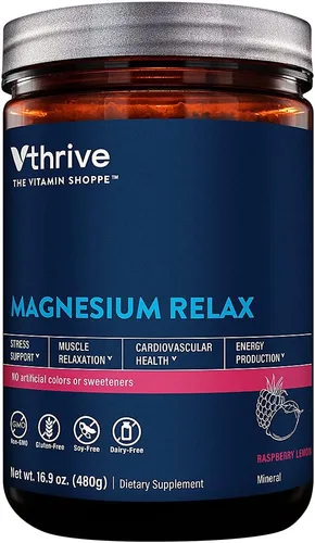 Miniatura 6 de Vthrive El polvo relajante de magnesio apoya el alivio del estrés, la relajación muscular y la calidad del sueño mejorada para la calma