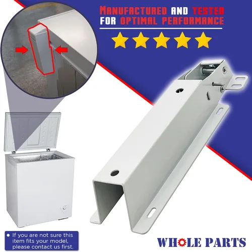 Miniatura 4 de Parte de ensamblaje de bisagra para puerta de congelador Whole Parts mejorada #297321900 - Reemplazo y compatible con Gibson, JC Penney, Kelvinator