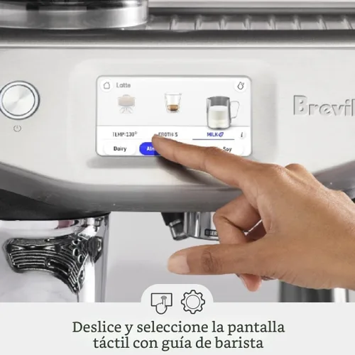Miniatura 5 de Máquina de espresso Breville Barista Touch Impress BES881BSS, Acero Inoxidable Cepillado